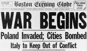 World War 1 begins