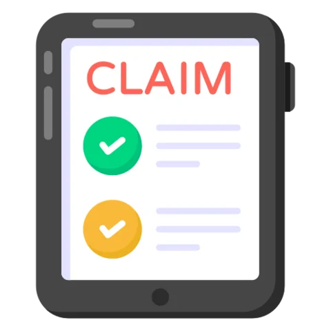 Submitted Claim Form