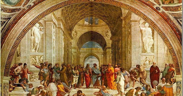 The school of athens, by Raphael Sanzio