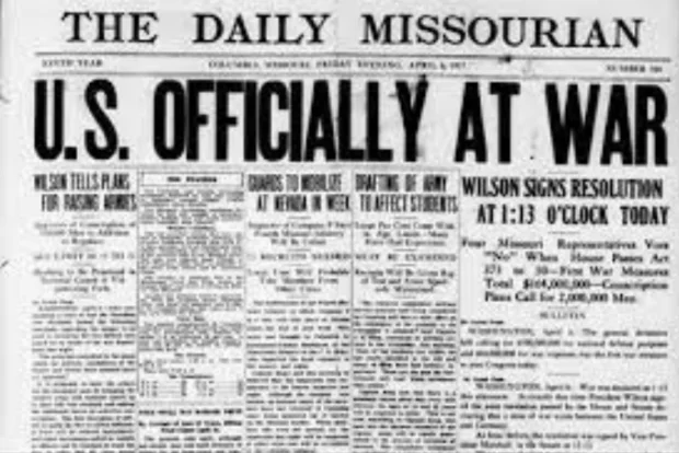 U.S. Declares War on Germany