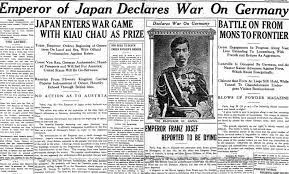 Japan declares war on Germany