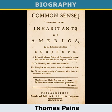 Common sense publish by tomas pain