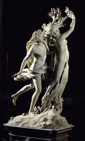 Apollo and Daphne, by Bernini