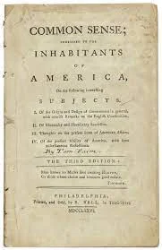 common sene published by thomas paine