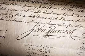 The Declararion of Independence is signed!