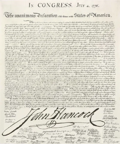 the declaration od independence i signed