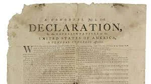 The Declaration of Independence is signed