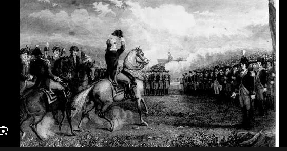 Washington Arrives on Outskirts of Boston with Continental Troops