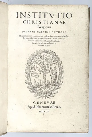 John Calvin's institutes of the Christian religion Effect: S