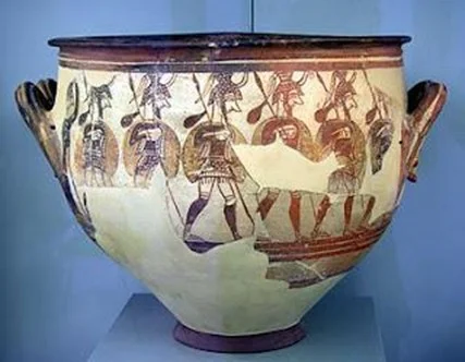 Vaso de los guerreros