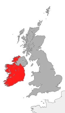 Irlanda incorporada como un nuevo reino a Gran Bretaña