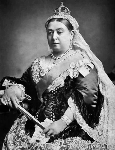 La reina Victoria de Inglaterra, proclamada emperatriz de La India.