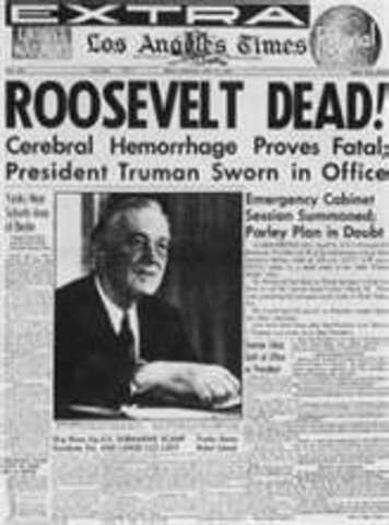 Roosevelt's Death