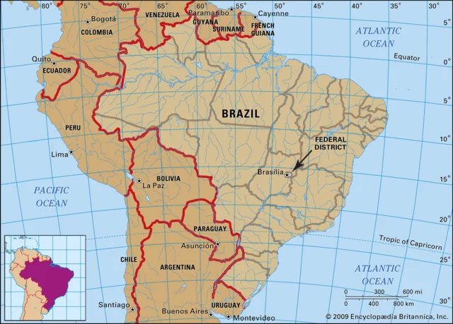 1960- Capital moved to Brasilia