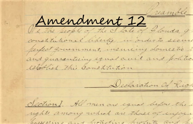 12th Amendment to the US Constitution