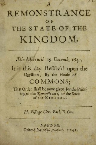The Great Remonstrance of 1641