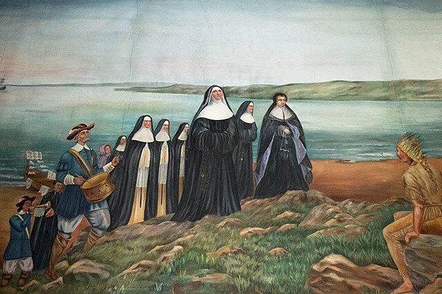 Arrivés des Ursulines et des Augustines