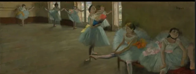 Ballet Dancers" series (1880s) by Edgar Degas - Various mediums