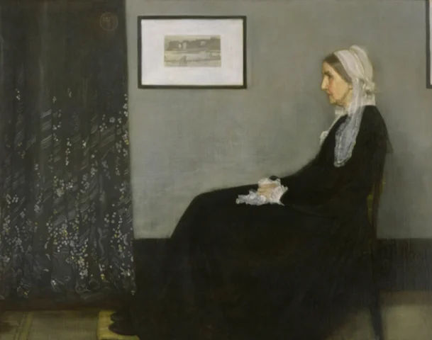 Whistler's Mother" (1871) by James McNeill Whistler - Oil on canvas