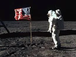 Americans land on the moon
