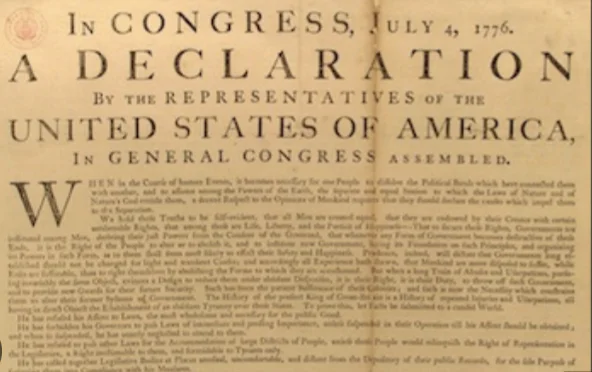 The Declaration of Independence