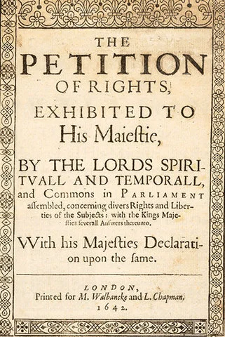 MPs and the Petition of Rights