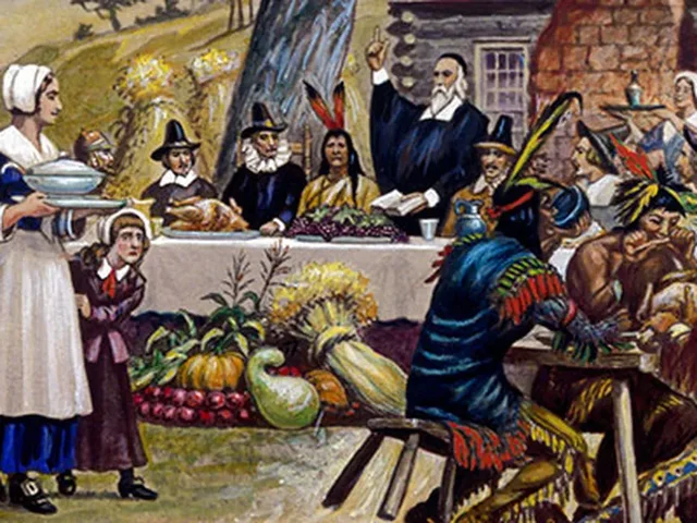 The First Thanksgiving is Held