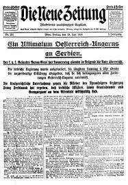 Austria's ultimatum to Serbia