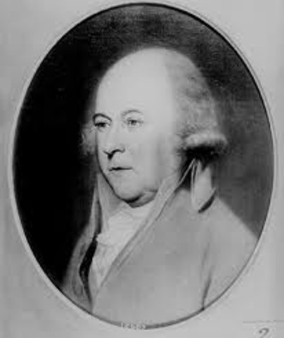 Washington announced that he would not be president for three years in a row, so John became the president.