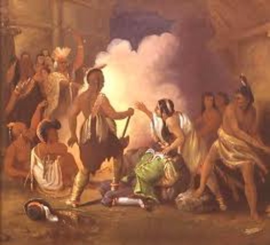 The English attack the Powahatans