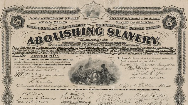 13th Amendment Ratified