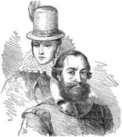 Pocahontas gets married to John Rolfe