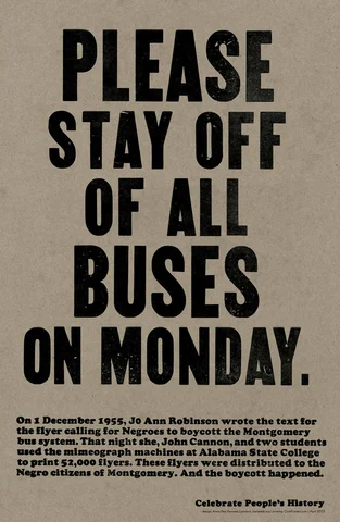 1955: Montgomery Bus Boycott