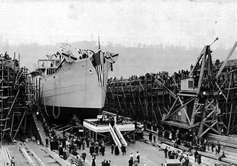 Launch of the first steamship