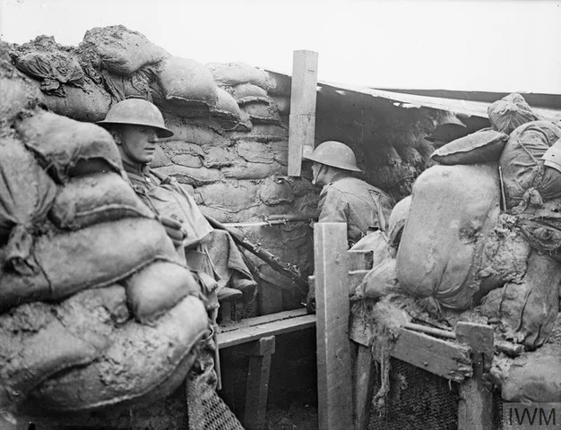 Trench warfare has begun