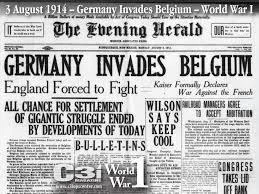 Germany Invades Belgium