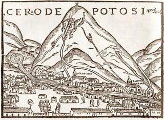 Descubrimiento de la mina de plata de Potosí