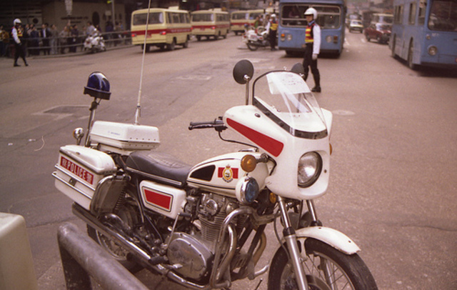 police motorcycle