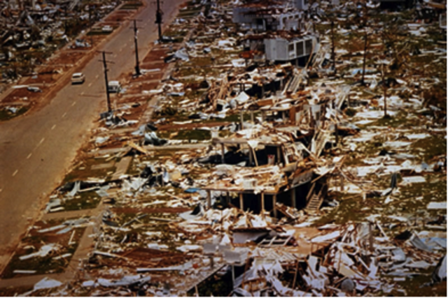 Cyclone Tracy flattens Darwin