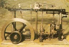 Aparición de la máquina de vapor por James Watt (patentada)