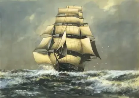 Sustitución de los clippers por barcos a vapor