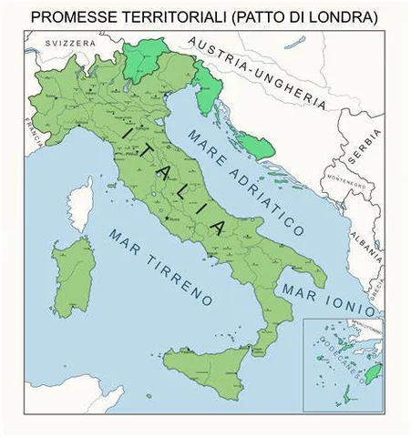 Italy joins Central Powers; The Treaty of London