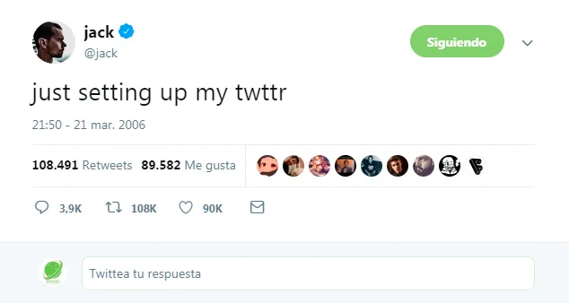 Primer Tweet