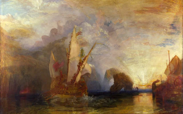 Turner, Ulises burla a Polifemo
