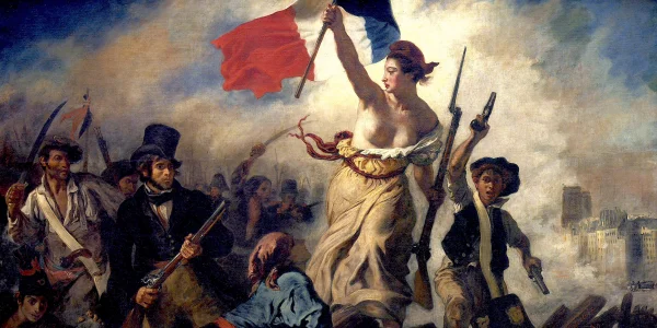 Delacroix, La Libertad guiando al pueblo