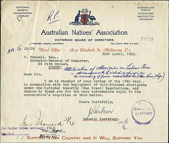 The Australian Natives' Association