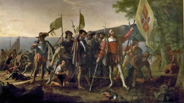 Colombus oppdager Amerika