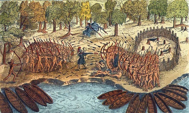 Alliance avec les Hurons et les Bataille de Ticonderoga.