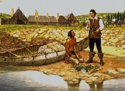 Arrivée de la famille Hébert en Nouvelle-France