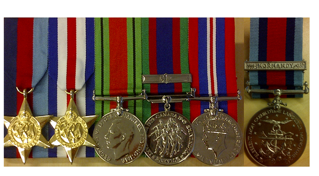 Charles L. Russell's medals
